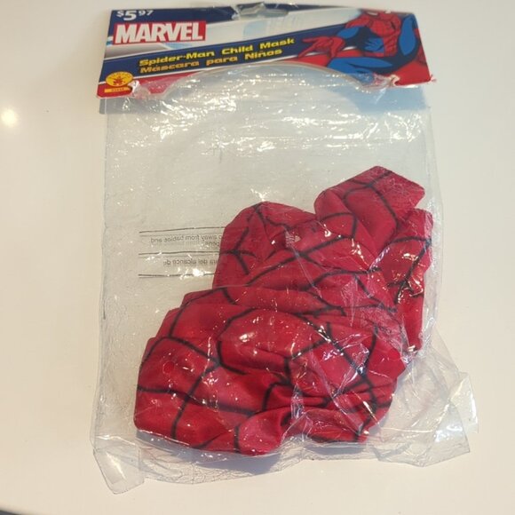 Kids Spiderman Jumpsuit Costume With Mask - Size M 8-10 NWT - Picture 3 of 3